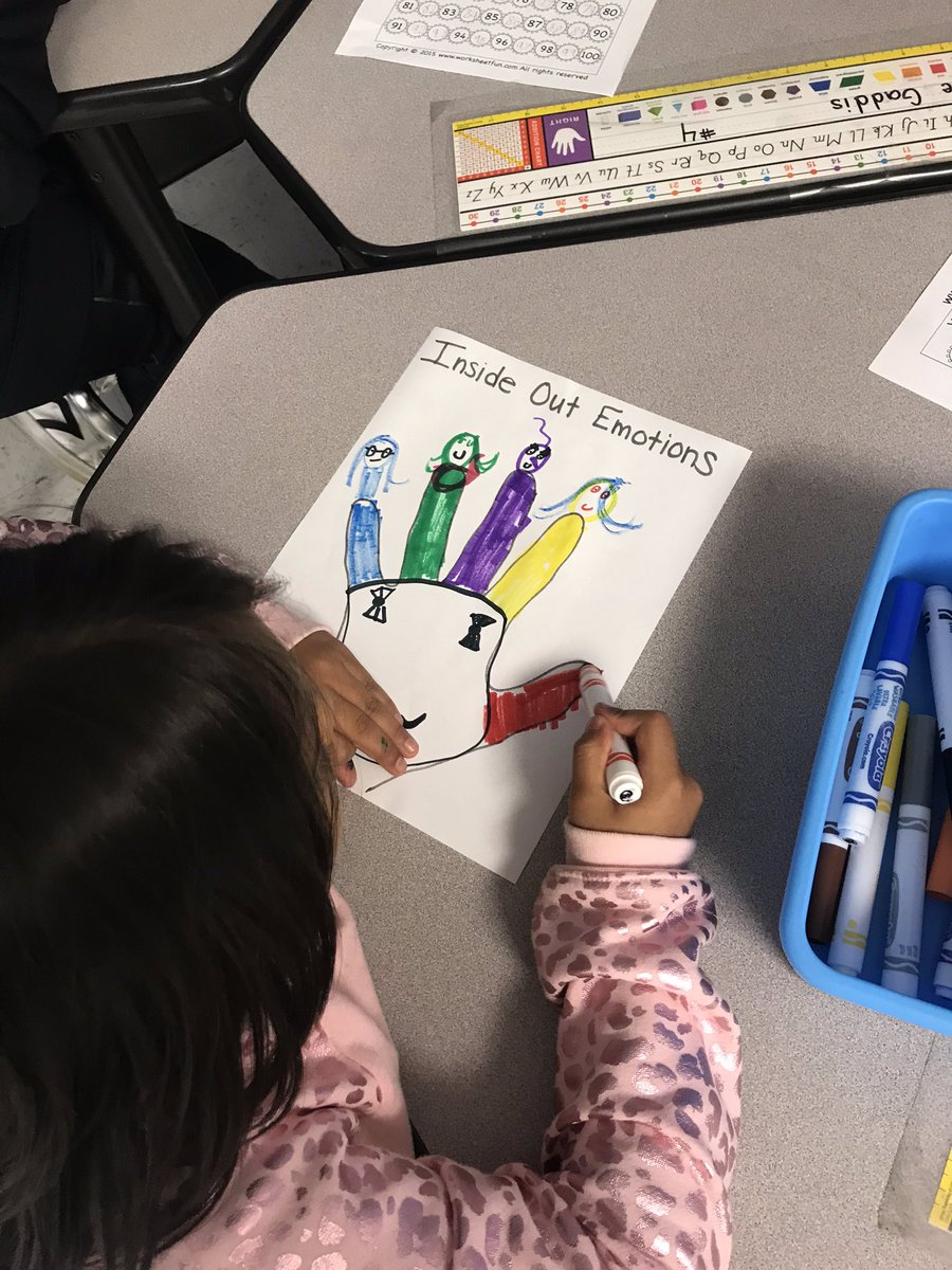 Ms_Sickle2's tweet photo. We are loving our BEAR Time lessons with our Inside Out characters to learn about our emotions! Thank you @mskpruitt for these awesome lessons! https://t.co/OVp1NaqnxV
