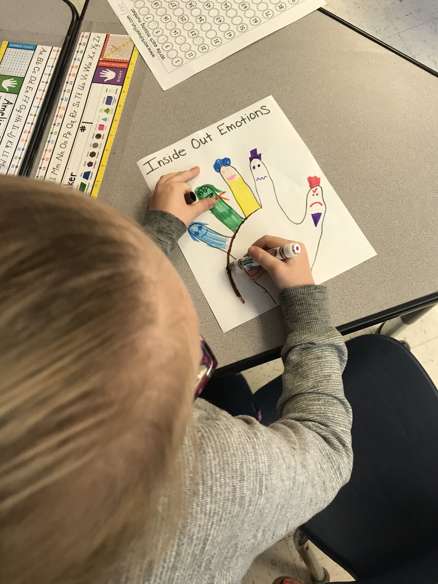 Ms_Sickle2's tweet photo. We are loving our BEAR Time lessons with our Inside Out characters to learn about our emotions! Thank you @mskpruitt for these awesome lessons! https://t.co/OVp1NaqnxV