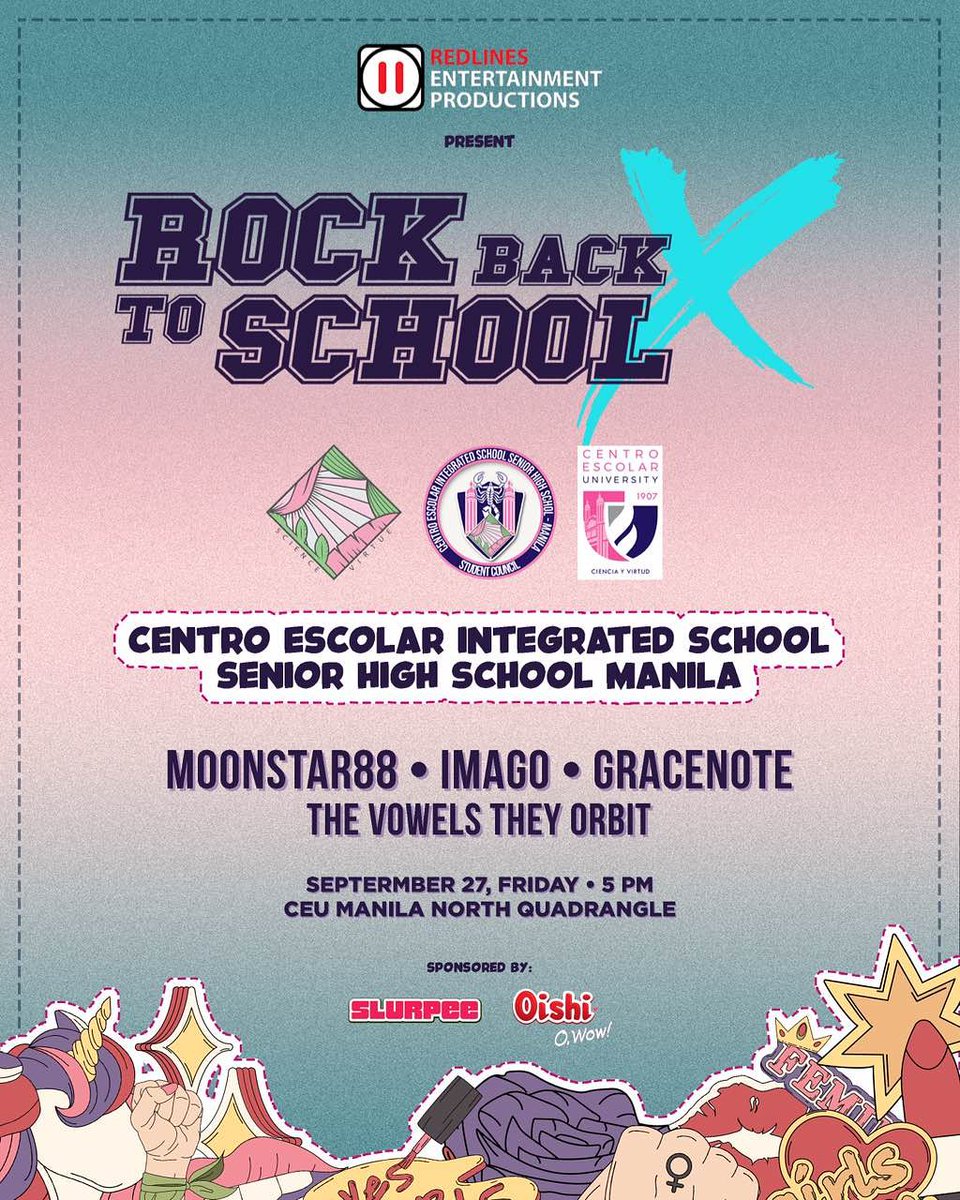 GracenotePH's tweet photo. Get ready, CEIS! Bukas kayo naman ang bida! Can't wait to meet ya'll!
#rbtsx #RedlinesProductions #soupstar #ceis https://t.co/ohHzCAjmhY