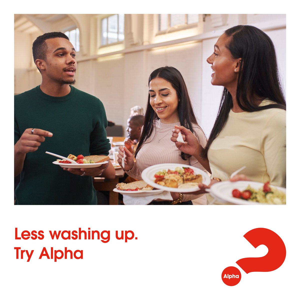 Alpha started yesterday, we had a great time chatting over coffee and pastries in Crow in the morning session, and having a delicious meal with our conversations in the evening!
It's not too late to sign up!

stjohnscrawley.com/alpha
#stjohnscrawley #alpha #tryalpha