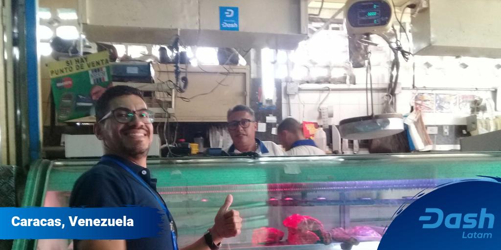 GeorgeDonnelly's tweet photo. Carnicería Bustamante now accepts Dash in Caracas Venezuela
#DashAlwaysBuilding #DashPay #DashLatam https://t.co/xRBTeqyiS5