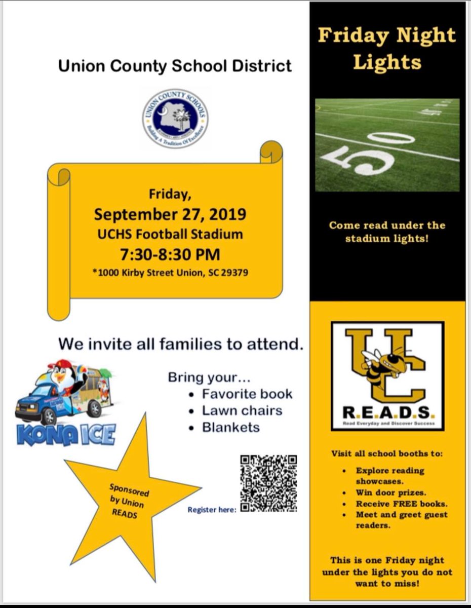 ucsdsc's tweet photo. Tomorrow's the BIG day! We hope to see you there! Every student with five or more guests in attendance will receive a FREE treat from Kona Ice! #UnionREADS https://t.co/y5F7EHV7yq