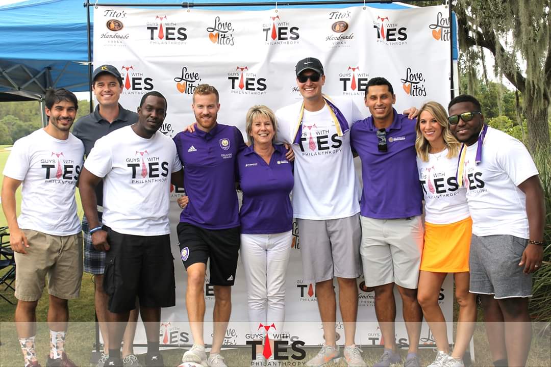 GuyswithTies's tweet photo. Guys with Ties Philanthropy was excited to sponsor a hole at the Footgolf event benefiting the @OrlandoCityFnd 
#guyswithties #guyswithtiesphilanthropy #orlandocity #goodguysgiveback #philanthropy #docharitydifferent #docharitydifferently https://t.co/ASzRlcH4ms