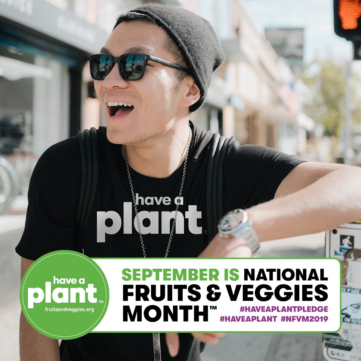 Fruits_Veggies's tweet photo. We know you're crazy about #haveaplant! ๐ Grab your
limited edition Have A Plantโข t-shirt before they're gone! ๐https://t.co/T1v27ywjEm #haveaplantpledge #NFVM2019 https://t.co/uXO8G0UEHG