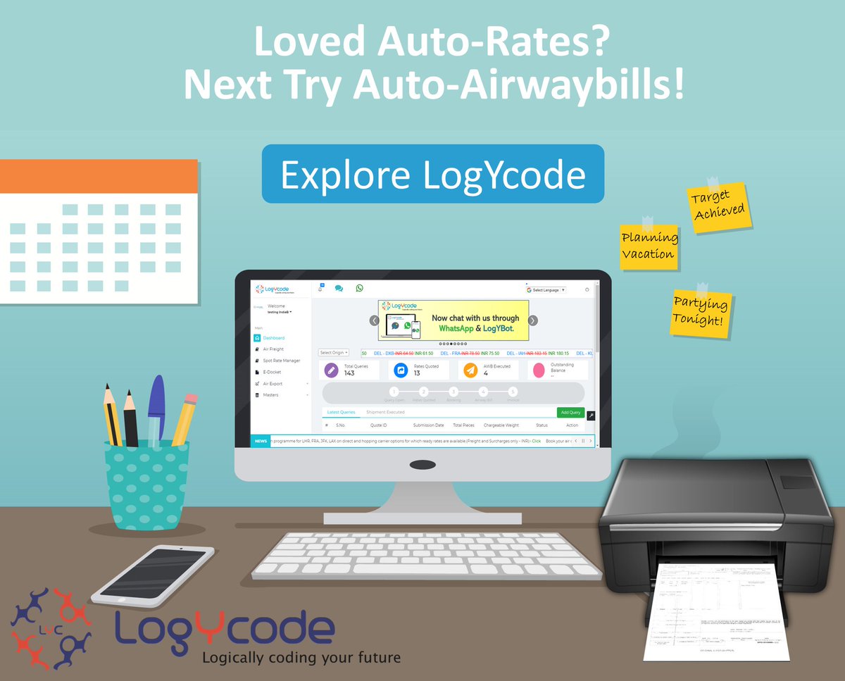 logycode's tweet photo. Loved Auto rates?Next Try Auto-Airwaybills!!
For more information, visit our website: ๐๐๐.๐น๐ผ๐ด๐๐ฐ๐ผ๐ฑ๐ฒ.๐ฐ๐ผ๐บ
#LogYcode #logistics #autoawb #logisticssolutions #futureoflogistics #autorates #digitalization https://t.co/w20hdWOZRK