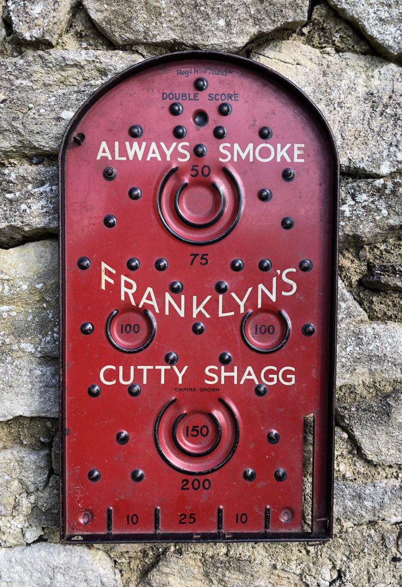 LisaMarieFranks's tweet photo. 🌟 New Stock @ Melksham Arcade🌟
Vintage Franklin’s Cutty Shagg Bagatelle Game. £38.
#shag #tinplate #smoking #bagatelle #franklins #shopadvertising #advert #advertising #toys #antiquetoys #games #vintagetoys #vintagegames https://t.co/AbhxyGZ6mB