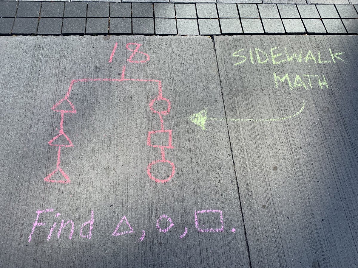 andburnett123's tweet photo. Sidewalk math outside #NCTMBoston19. Pretty cool!! We need more of this. https://t.co/SatM60UlcJ