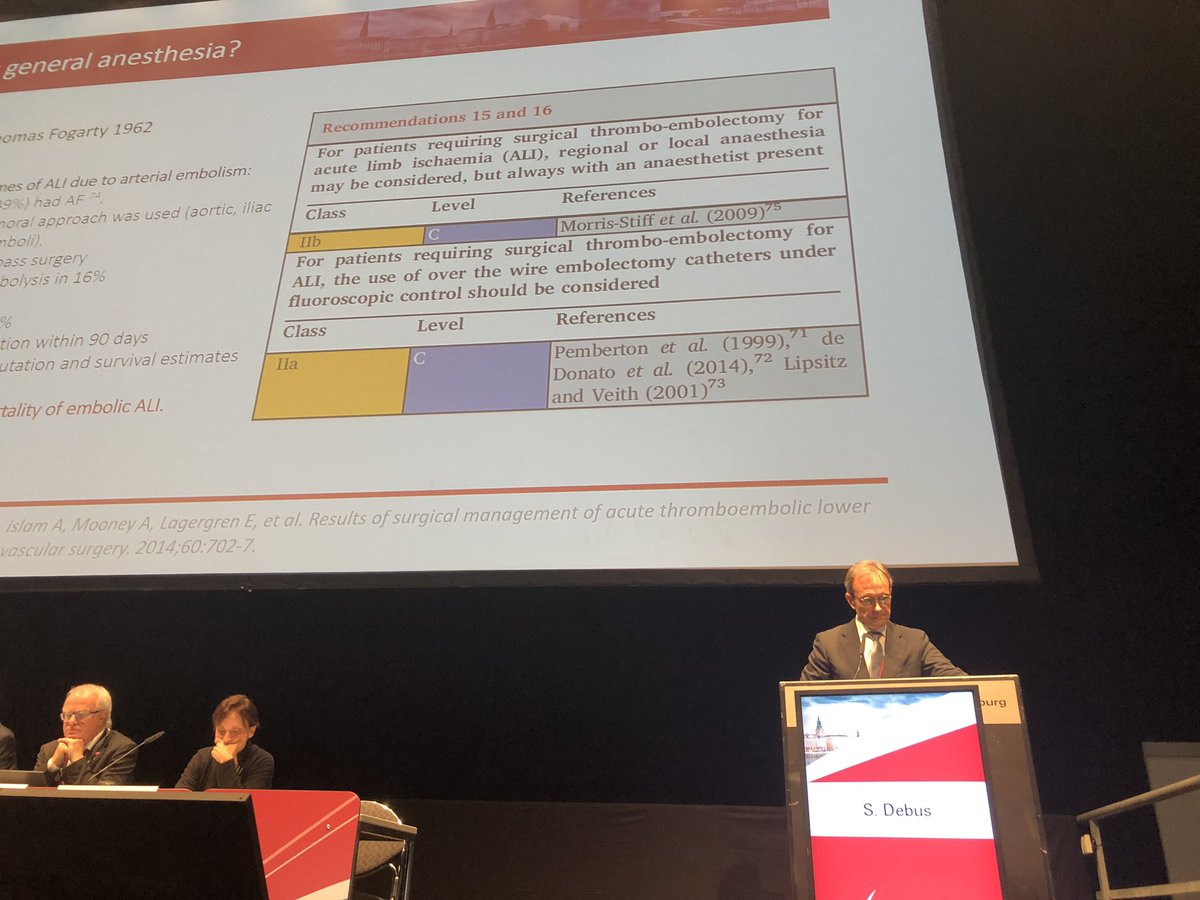 robhinchliffe1's tweet photo. Acute Limb Ischaemia Guidelines presented at @EJVES_ESVS #ESVS2019. Important implications for delivery of care. Publication imminent. https://t.co/qzpVnThGqM