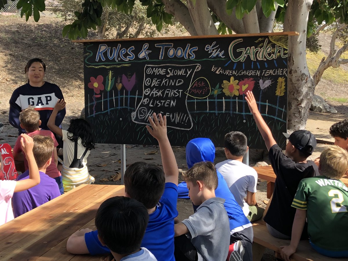 megansaw3's tweet photo. We LOVED our first garden lesson! 🍅🍉🥬 https://t.co/NpB6Jde61T