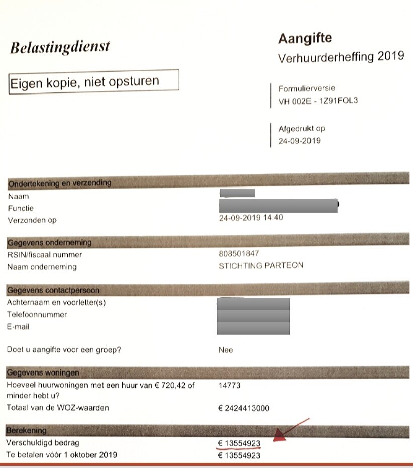 Ook Parteon maakt € 13,5 miljoen over naar de staatskas. Liever hadden we hiervoor 75 nieuwe woningen gerealiseerd voor Zaanse woningzoekenden! Of 350 woningen energieneutraal gemaakt voor onze huurders! <a href="/WBHoekstra/">Wopke Hoekstra</a> @KasjaOllongren #ikwileenhuis #woningcrisis #klimaatcrisis