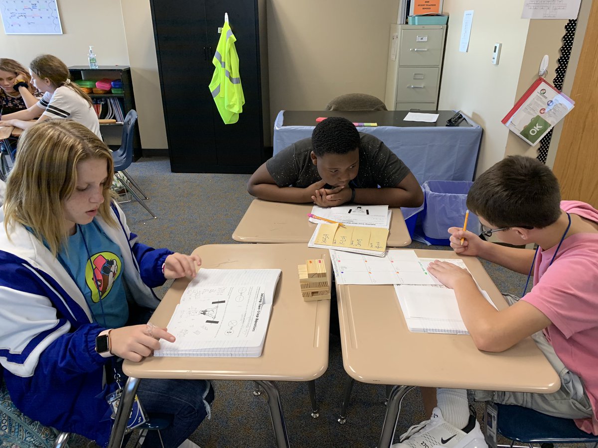 WSISD_Math's tweet photo. Students practicing solving equations while playing Jenga!! #bearsdomath https://t.co/ON8YkrV1v6