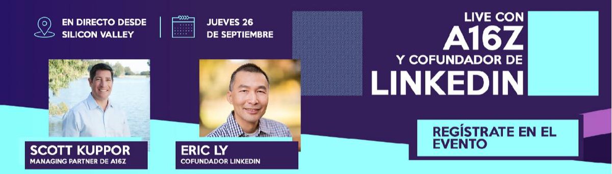 Ya están abiertas las inscripciones en joinhub.com/hubs/secrets-o…
para participar del Primer Webinar con inversionistas de Silicon Valley!
#WebinarA16ZLinkedIn