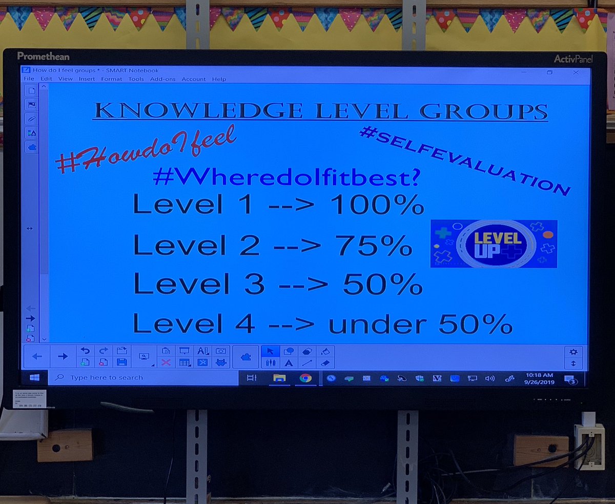 Sautter_Math's tweet photo. Knowledge Level Groups in Math 7! #selfevaluation #howdoIfeel #wheredoIfitbest #review #LevelUp @WJHS75 @MCorsanoWCSD @EllenDisney @WJHSPE @WCSDEmpowers https://t.co/XdeWrRZaqi
