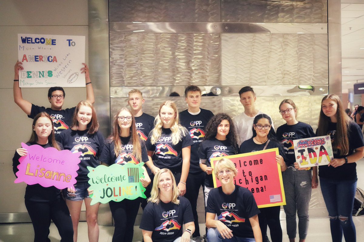 MsMedgyessy's tweet photo. The first German exchange program between @WLWWARRIORS and Gesamtschule Verl has begun! We are so excited to welcome you to America! 

@GAPP_Exchanges @WalledLkSchools @kennethgutman https://t.co/xUZwyPGWPq