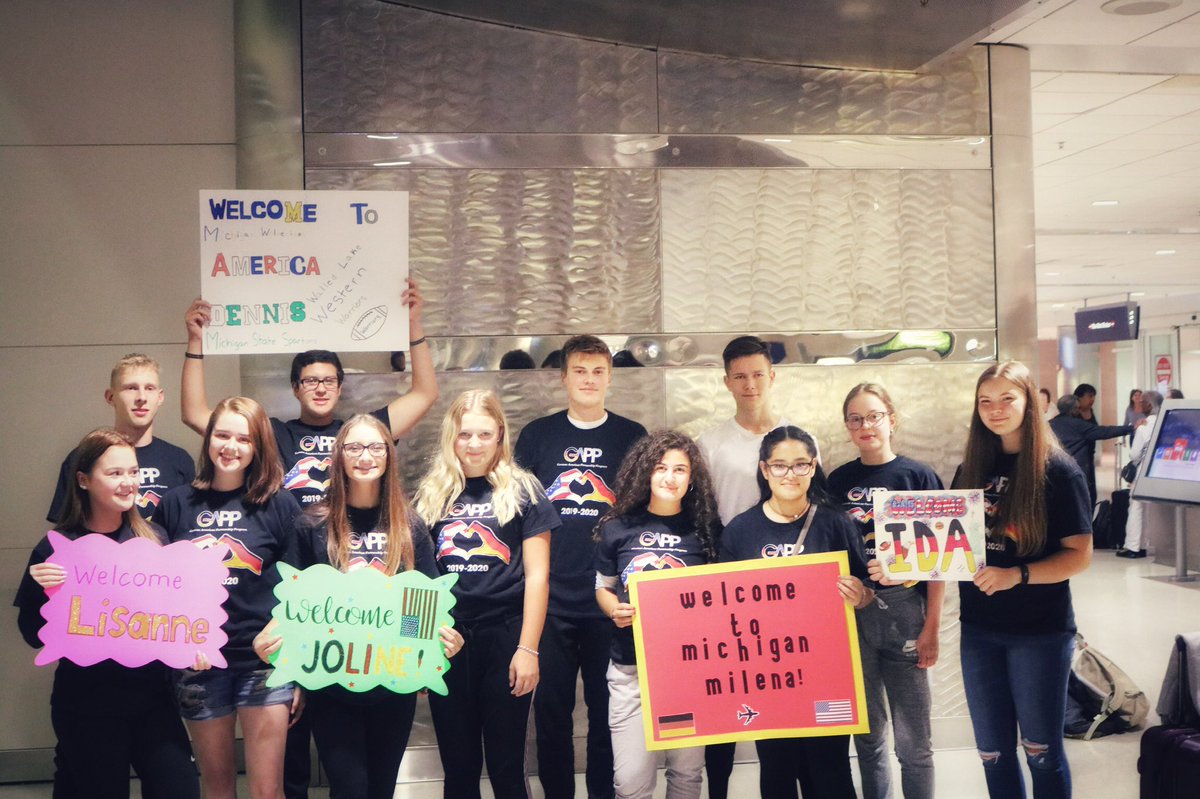 MsMedgyessy's tweet photo. The first German exchange program between @WLWWARRIORS and Gesamtschule Verl has begun! We are so excited to welcome you to America! 

@GAPP_Exchanges @WalledLkSchools @kennethgutman https://t.co/xUZwyPGWPq