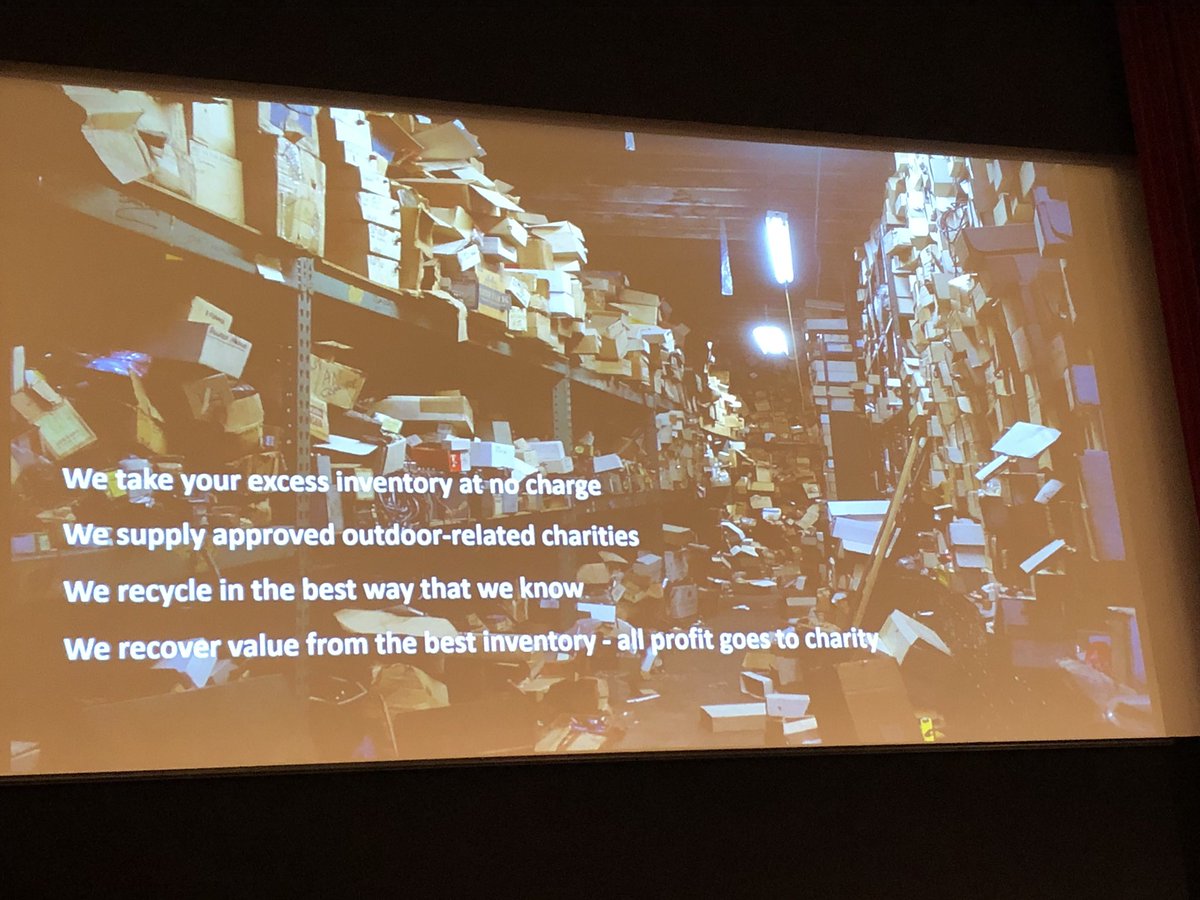 benitamatofska's tweet photo. Great presentation from Richard Leedham of Outdoor Gear for Good - diverting outdoor gear from landfill to create #socialimpact #EOS19 #GenerationShare #SharingEconomy #changemakers #socent https://t.co/MXfTgAlrwe