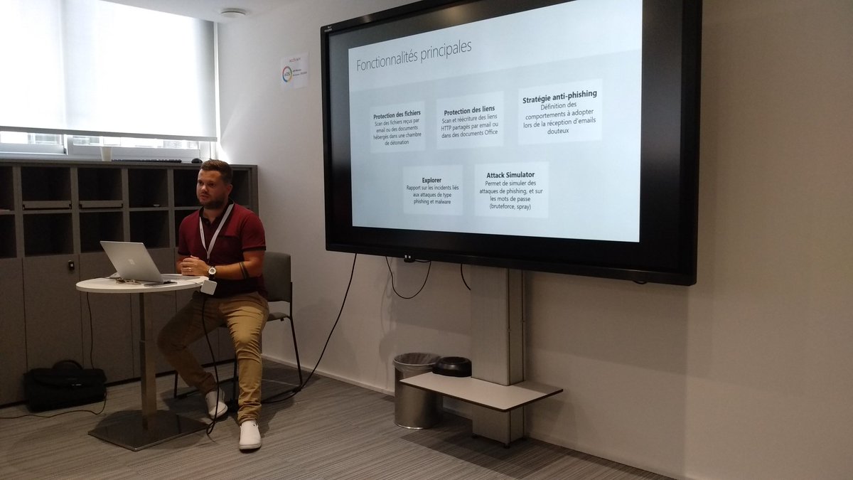 Fanou365's tweet image. Session sécuriser son SI et ses services avec @MaximeRastello🔒 #aosmonaco