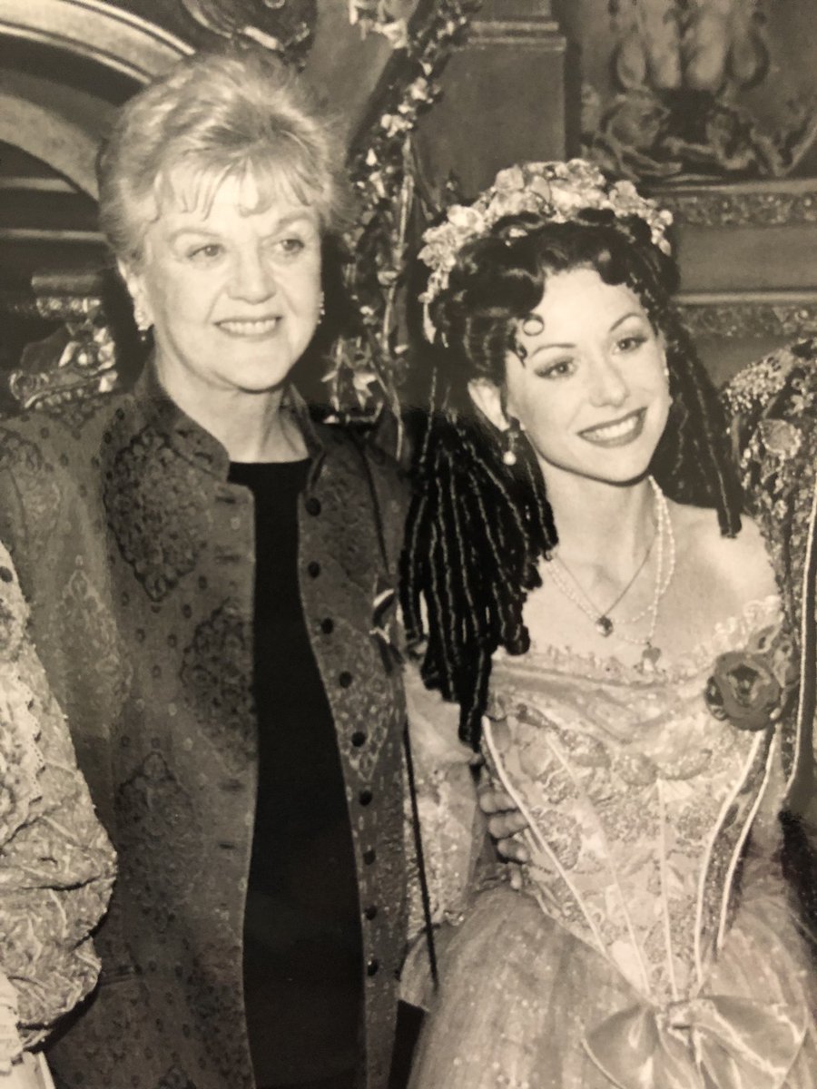 IAmSusanEgan's tweet photo. A #TBT moment when I was bursting inside ... to meet the #angelalansbury #icon #beautyandthebeast @disneyonbroadway #MrsPotts #taleasoldastime https://t.co/hjWaDfpK62