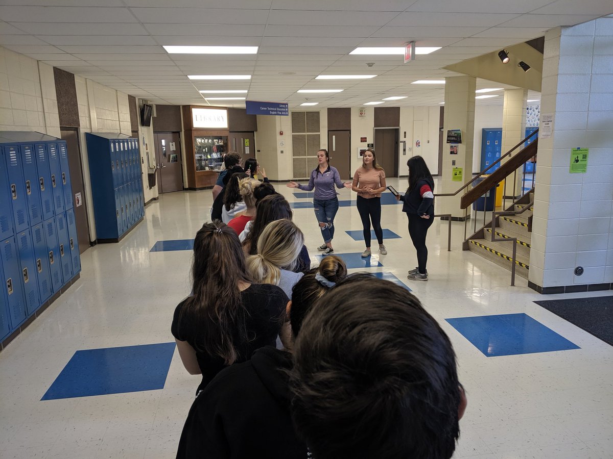 KozKnowz's tweet photo. I love learning from Ed Pathway students as they create their own lessons to teach us about historical periods in early American education. Today, I was on a "bus ride" in the hallway as we answered questions and shared our opinions! #edacademy #alwayslearning #studentleaders https://t.co/hE2PO8YvYh