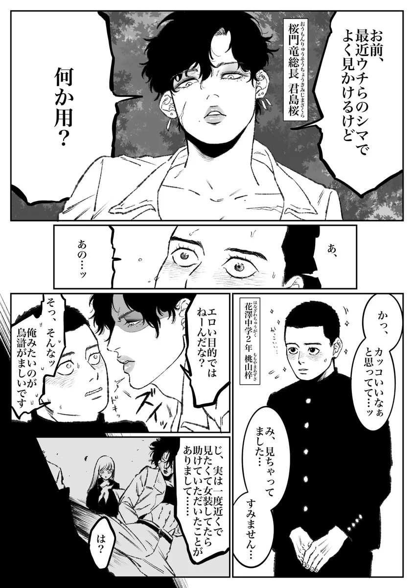 そのカッコよさに憧れる？かっこいい女総長とそれがたまらない中学生男子！