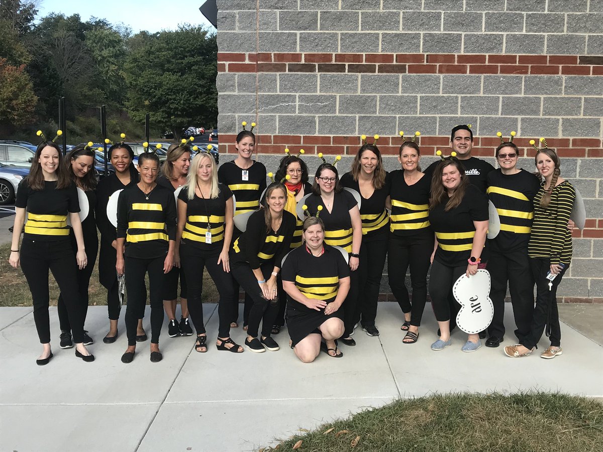 Nicole Korsen (@korsennicole) on Twitter photo Spelling Bees! 🐝 English teacher “hive” buzzing into battle for best costume. Zoom in to read quote from... yep- Akeela & the Bee! Bee sure to “like” us. #DHSstaffspirit <a href="/DominionLcps/">DominionLCPS</a> @wrtg2msg Spelling Bees! 🐝 English teacher “hive” buzzing into battle for best costume. Zoom in to read quote from... yep- Akeela & the Bee! Bee sure to “like” us. #DHSstaffspirit <a href="/DominionLcps/">DominionLCPS</a> @wrtg2msg
