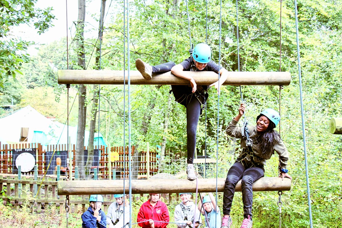 thebrooksbank's tweet photo. Spirits in the Sky! Year 7 students @thebrooksbank have had a day of thrills, action & adventure in Bradley Woods Brighouse π ππ±π #thrills&spills #amazing #archery #orienteering #cavebus #climbingwall #highropes #cratestack #bestdayever #spiritofbbs https://t.co/TBK6Gz6Kej