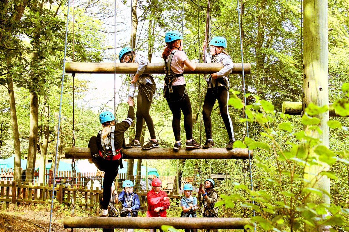 thebrooksbank's tweet photo. Spirits in the Sky! Year 7 students @thebrooksbank have had a day of thrills, action & adventure in Bradley Woods Brighouse π ππ±π #thrills&spills #amazing #archery #orienteering #cavebus #climbingwall #highropes #cratestack #bestdayever #spiritofbbs https://t.co/TBK6Gz6Kej