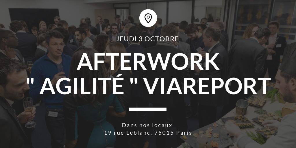 Viareport's tweet photo. #Afterwork 🍸
Le mois d’octobre commence fort : Viareport organise un afterwork le 3 octobre dans ses locaux ! 
Nos experts interviendront autour de la thématique de la soirée : l’#agilité. 
https://t.co/zpGw63LglM https://t.co/tcXbc7mxVS