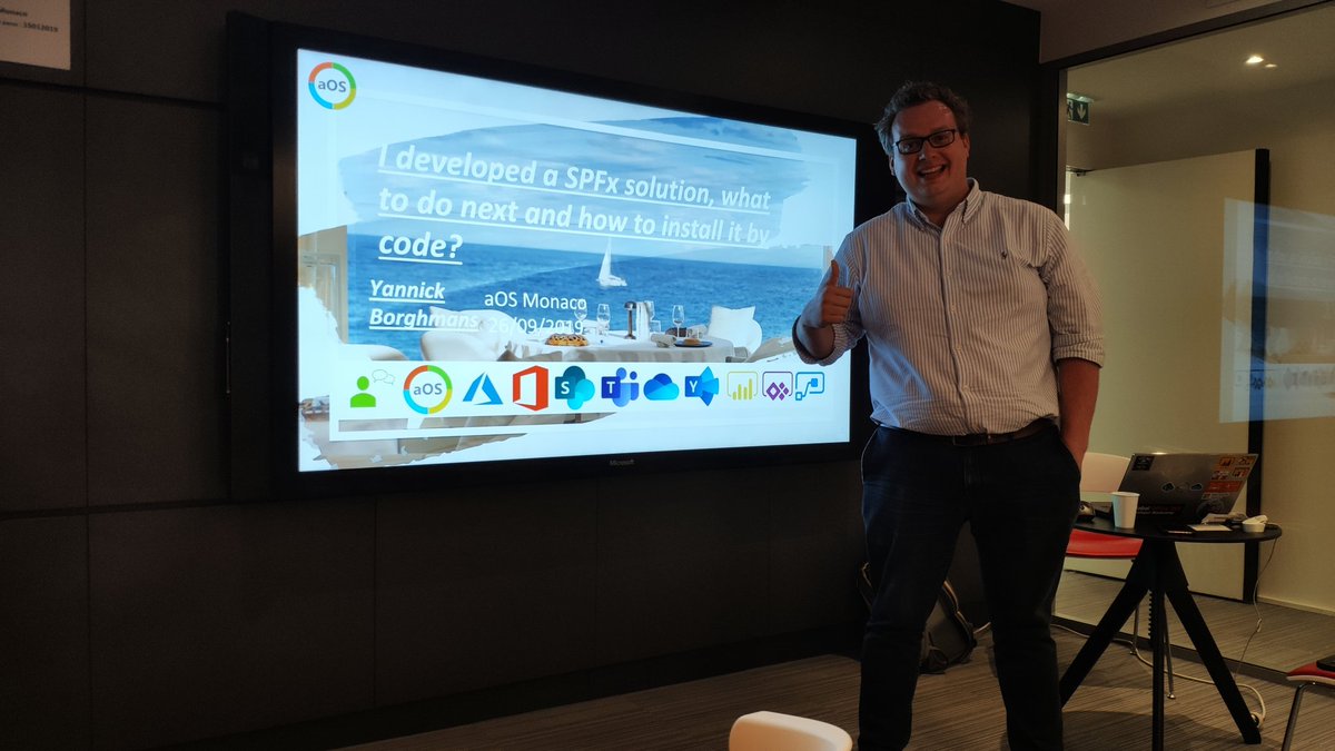 _maxduca's tweet image. Let&apos;s go for the Last session with @yborghmans on spfx solution at #aosmonaco