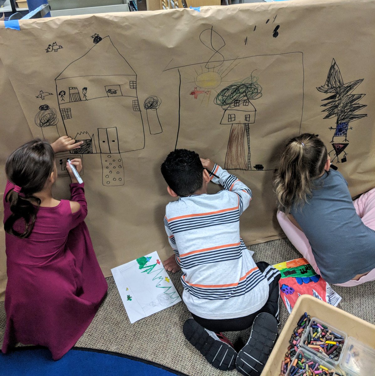 MsPatt6's tweet photo. The first Second Graders to set foot in the Art Cave!!
.
.
.
.
.
@Englishvillage2 https://t.co/9FfuBTlcDt