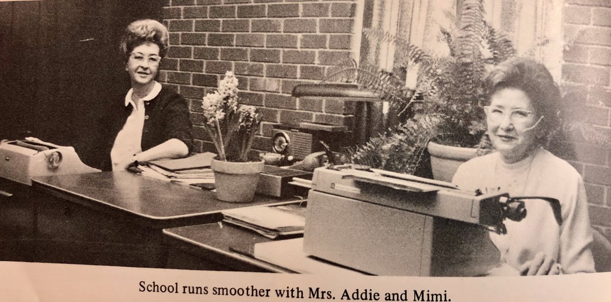 AnthonySchool's tweet photo. Throwback Thursday: Today, our school still runs smoothly because of Mrs. Jennifer and Mrs. Stacy! Celebrate and share memories with us this fall as we celebrate our 75th anniversary. TAS has been advancing independent & excited students since 1944. #TAS75th https://t.co/glan9FzoAR