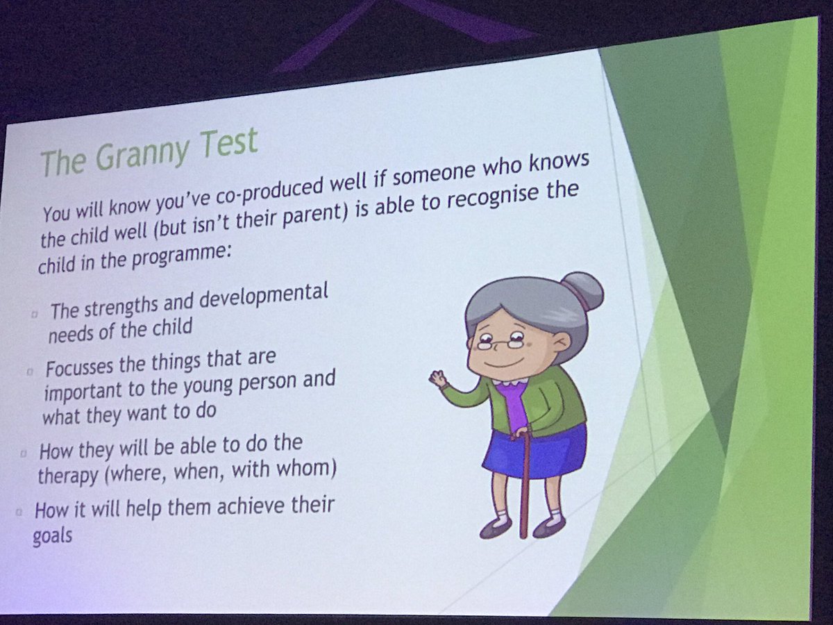 Ceara Gallagher (@cearaslt) on Twitter photo Love this. How good is your service? Does it really have the person at the heart of it? How true is your coproduction-Try the Granny Test!@RCSLT <a href="/GivingVoiceUK/">Giving Voice</a> <a href="/theQCommunity/">The Q community</a> <a href="/HSCQI/">@HSCQI</a> <a href="/camperofdreams/">Ruth Gray</a> <a href="/MLouS4/">MLS</a> <a href="/markataylor16/">Mark A Taylor</a> Love this. How good is your service? Does it really have the person at the heart of it? How true is your coproduction-Try the Granny Test!@RCSLT <a href="/GivingVoiceUK/">Giving Voice</a> <a href="/theQCommunity/">The Q community</a> <a href="/HSCQI/">@HSCQI</a> <a href="/camperofdreams/">Ruth Gray</a> <a href="/MLouS4/">MLS</a> <a href="/markataylor16/">Mark A Taylor</a>