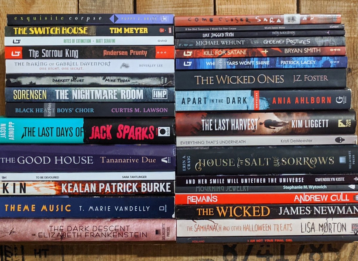 ExorcismEmily's tweet image. It&apos;s #spookstack day! Here are 31 non-King books I recommend for spooky season. I gave all of these 4-5⭐, and you can&apos;t go wrong with any of them 🎃. Any favorites here / any on your TBR? 

Thanks to @tracy_reads79 &amp;amp; @finding_montauk for co-hosting 👻