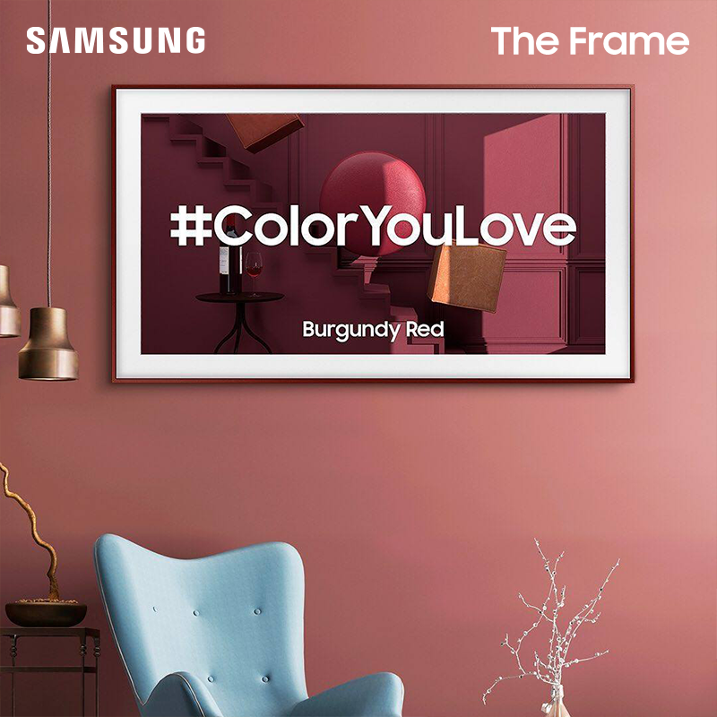 SamsungItalia's tweet photo. Arriva l'autunno e la voglia di rinnovarsi. Inventa nuovi stili e personalizza ogni ambiente con #TheFrame. 🍂 #ColorYouLove https://t.co/uOTMhAOVTN https://t.co/dvAWvCqvgJ