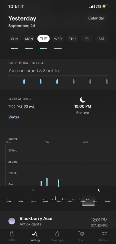 LifeFuels's tweet image. The many phases of the app. See the contents of your bottle, track your consumption, create custom beverages, and shop for more!
#smarttechnology #hydrationtracking #shop #LifeFuels