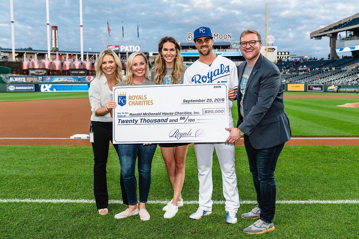 KCRoyalsFdn's tweet image. We’re loving the response to the @WhitMerrifield shirts benefiting Ronald McDonald House and being able to join together in donating $20,000 so far! There’s still a few left 🏃🏼

GET YOURS TODAY ➡️ charliehustle.com