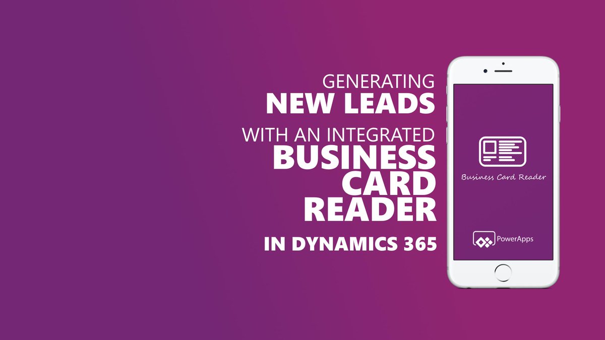 LennartWoermer's tweet image. Create your own #BusinessCardReader with the use of #PowerApps! Easily save information of new #Leads to #Dynamics365 or other #CRM systems by scanning a #BusinessCard. Tutorial: buff.ly/2GKV6mz #Tutorial #HowTo #MSDyn365 #LeadGeneration #LeadGen #BusinessCardScanner
