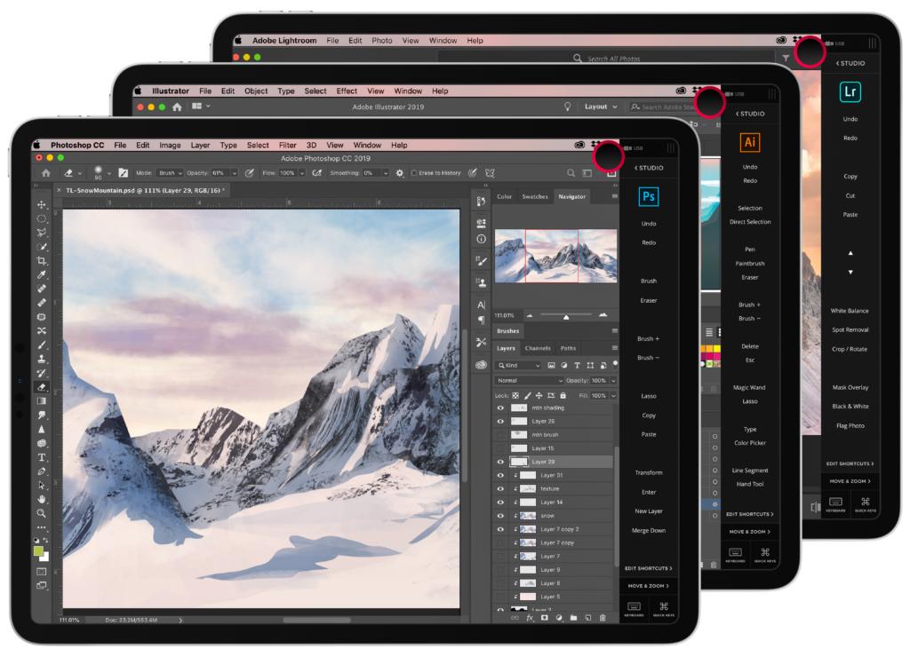 Astropad's tweet photo. What’s the secret to a more efficient workflow? Hint: Build a workspace that’s tailor-made for your needs using Astropad Studio! Take a deep dive with us as we break down some of Astropad Studio’s most powerful features: https://t.co/mmx0L8uZ75 https://t.co/X2LEKmVzs7