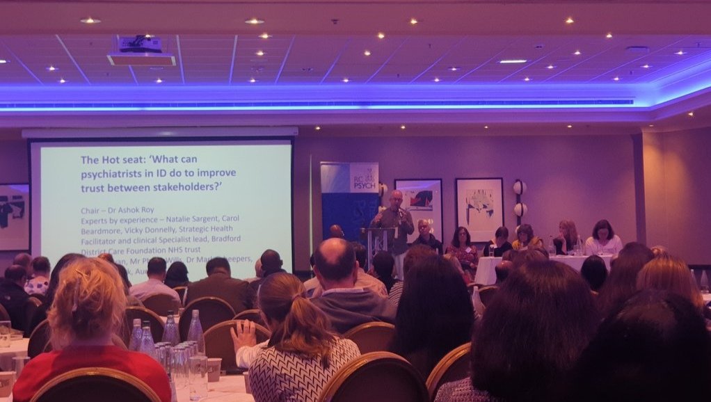 On behalf of Josh today here in Leeds I (<a href="/phillwills/">Phill Wills</a>) asked 200 consultant psychiatrists to listen to Parents who speak for their children. Good to share the stage with <a href="/sarasiobhan/">Prof Ryan</a> <a href="/marybusk/">Mary Busk</a> Thank you <a href="/rcpsych/">Royal College of Psychiatrists</a> for the invite.