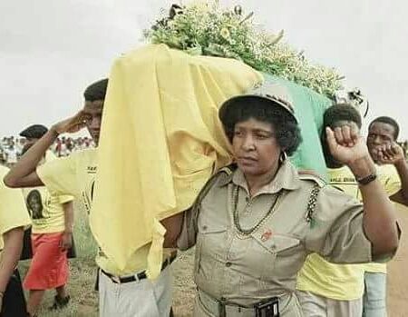 Comm_Bobo's tweet photo. #Isithwalandwe #Seaparankwe #WinnieMadikizelaMandela Salute guerilla. https://t.co/8WDFqwmOie