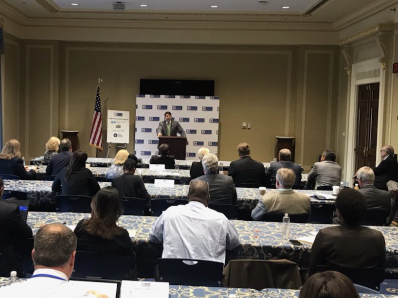 txbiz's tweet photo. “MALT - make America like Texas”@RepArrington speaking on energy and agricultural independence being critical to the world and Texas.#TABDC #jobs #paychecks https://t.co/owJBBNJNMj