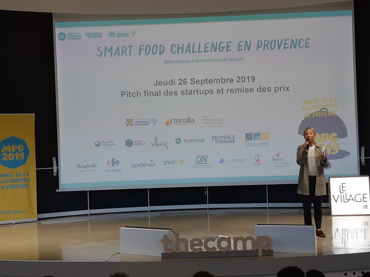 matthieu_birot's tweet photo. En direct de @thecampProvence pour le pitch final du #SmartFoodChallenge où s'invente l'alimentation de demain !
@POLE_TERRALIA @Bonduelle_Group https://t.co/hHDX1rpNNn
