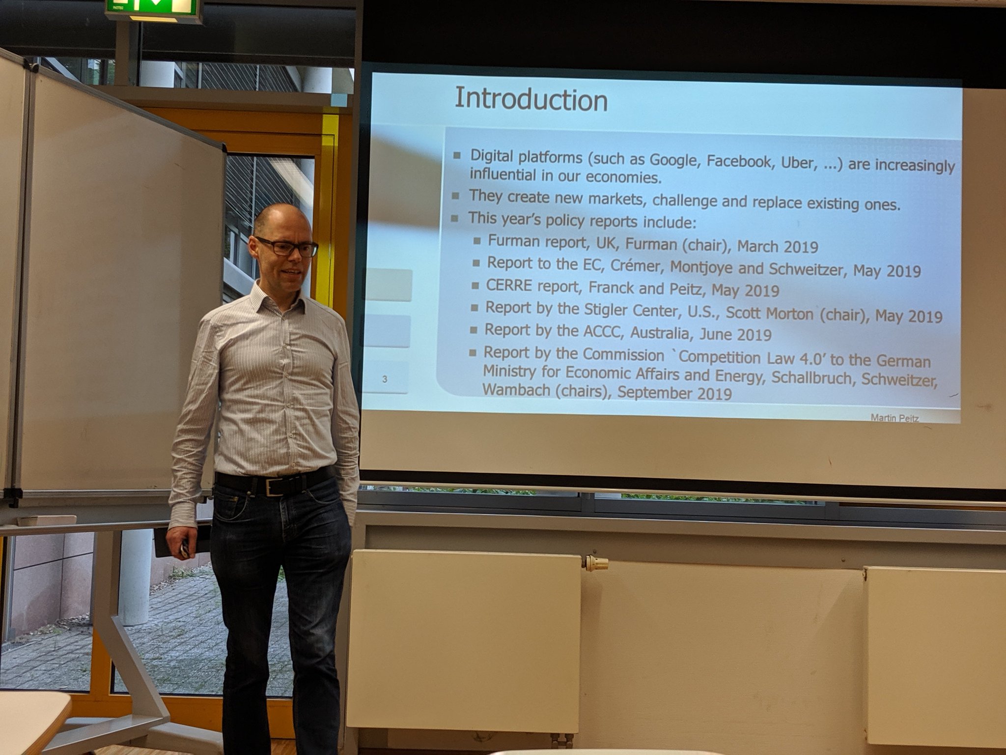 Bernhard Ganglmair On Twitter How To Deal With Digital Platforms Martin Peitz From University Of Mannheim Is Opening This Semester S Mannheim Competition Policy Forum Lecture Series Platforms Economics Https T Co Qag59apuql