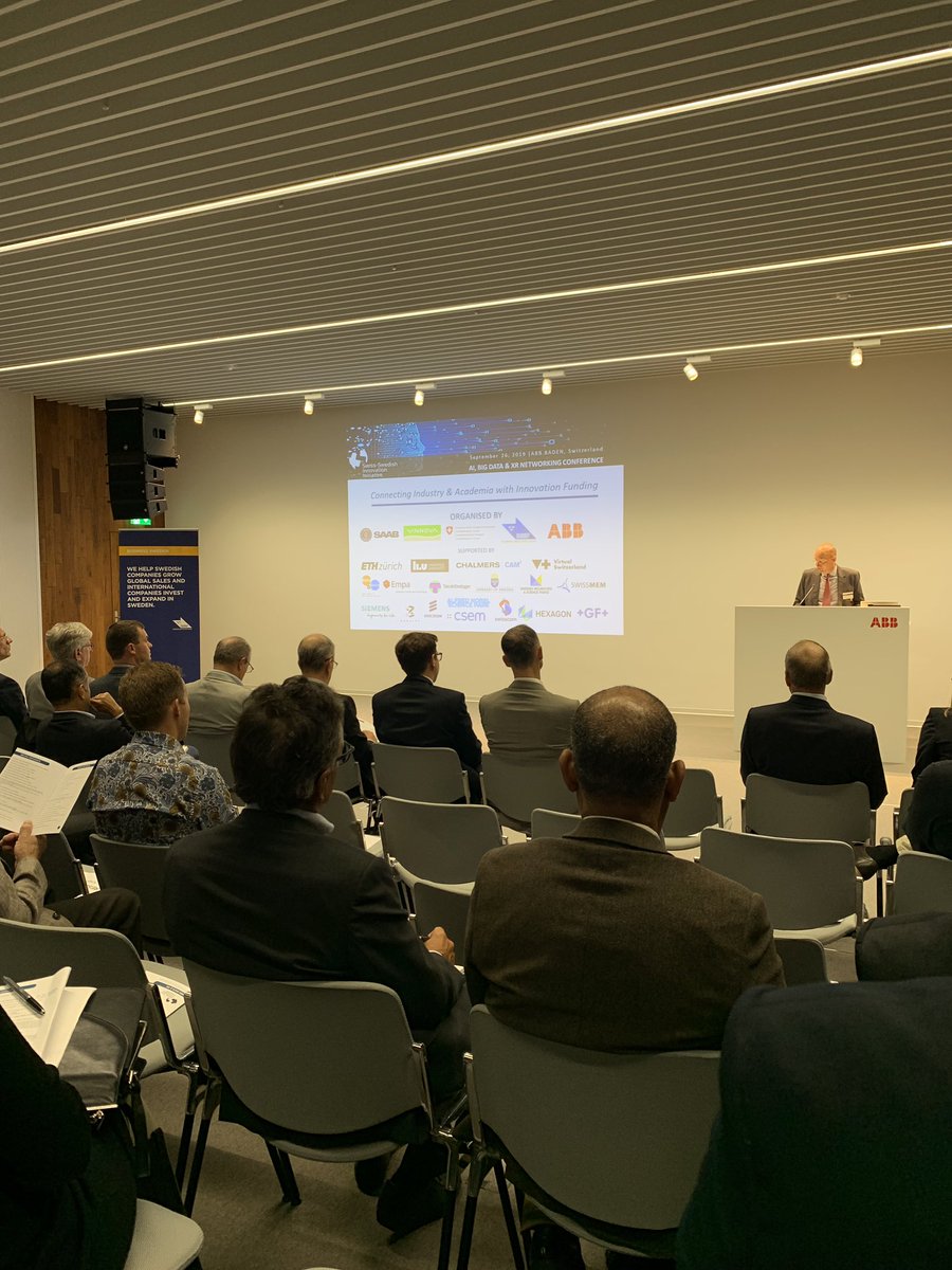 eresebo's tweet photo. Great day with @BusinessSweden @ABBgroupnews @Saab @chalmersnyheter @RISEsweden together with Swiss partners in industry and academia for SWII (Sweden Switzerland Innovation Initiative) good things to come out of this 🇸🇪🇨🇭 https://t.co/BcTpSf3AvQ
