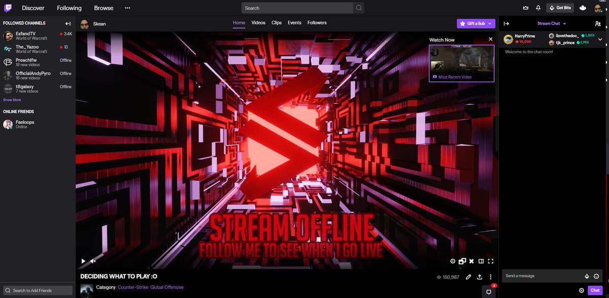 SkeanStream's tweet photo. So, they changed TWITCH in a big way
What do you guys think?
No poll, but let me know by commenting :)
#twitch #changes #oldtwitch #newtwitch #streamer #live #UI #twitchchanges #YTHO https://t.co/MqQDJjn6Xb
