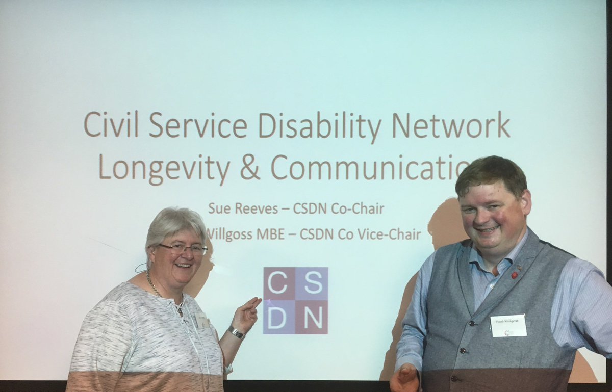 CSDisabilityNet's tweet image. Sue Reeves (Co-Chair) & @PaulWillgoss (co-VC) explaining how the CSDN came to be, how we built in sustainability, kept relevant for 19 years and where we are now 😁 @DodsEvents @CSDisability @JHillCBE with thanks to all who’ve been part of the journey so far!!!