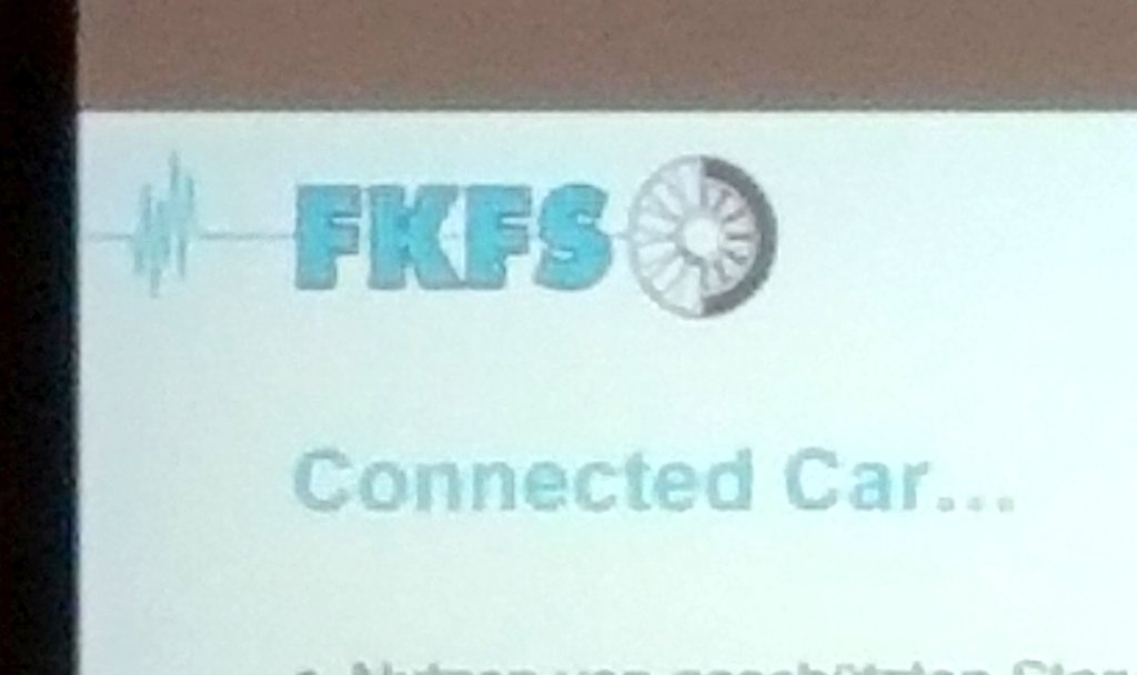 CarsCluster's tweet photo. Cloudbasierte Messdatenerfassung für #Fahrzeuge, Dr. M. Grimm @fkfs_stuttgart #TecNet #ConnectedCar @IT_Region @WRS_GmbH https://t.co/caFk3tOv0B