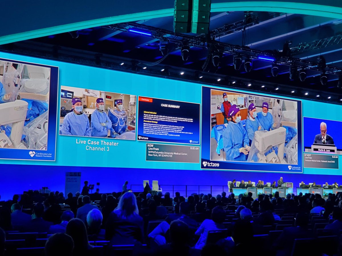 @scaiwin CHIP Fellow @drmeghaprasad was featured in the opening 25th anniversary live case at #TCT2019 along with Dr. Jeff Popma and guest Dr. Antonio Colombo. #SCAIWIN #WIC