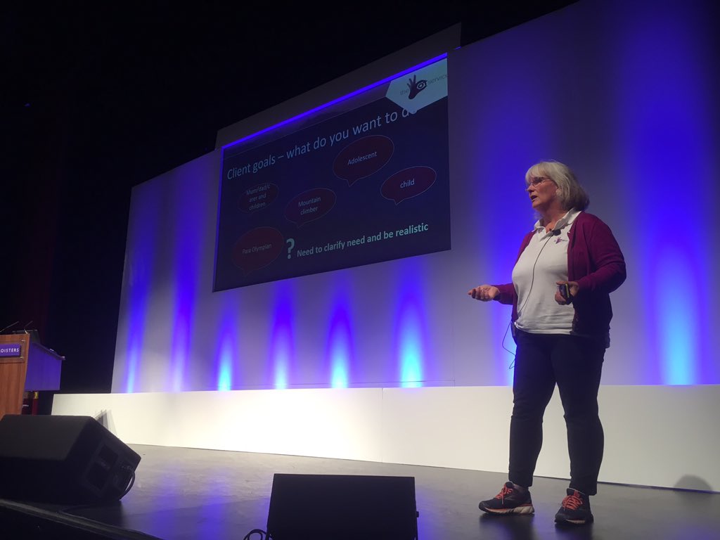 LegalZeal's tweet photo. OT Kate Sheehan provides an update on access to the wider environment at #techcon19 and warns not to treat expensive equipment like a gym membership! #IAmAble #DontQuitDoIt https://t.co/isTZBPGdVO