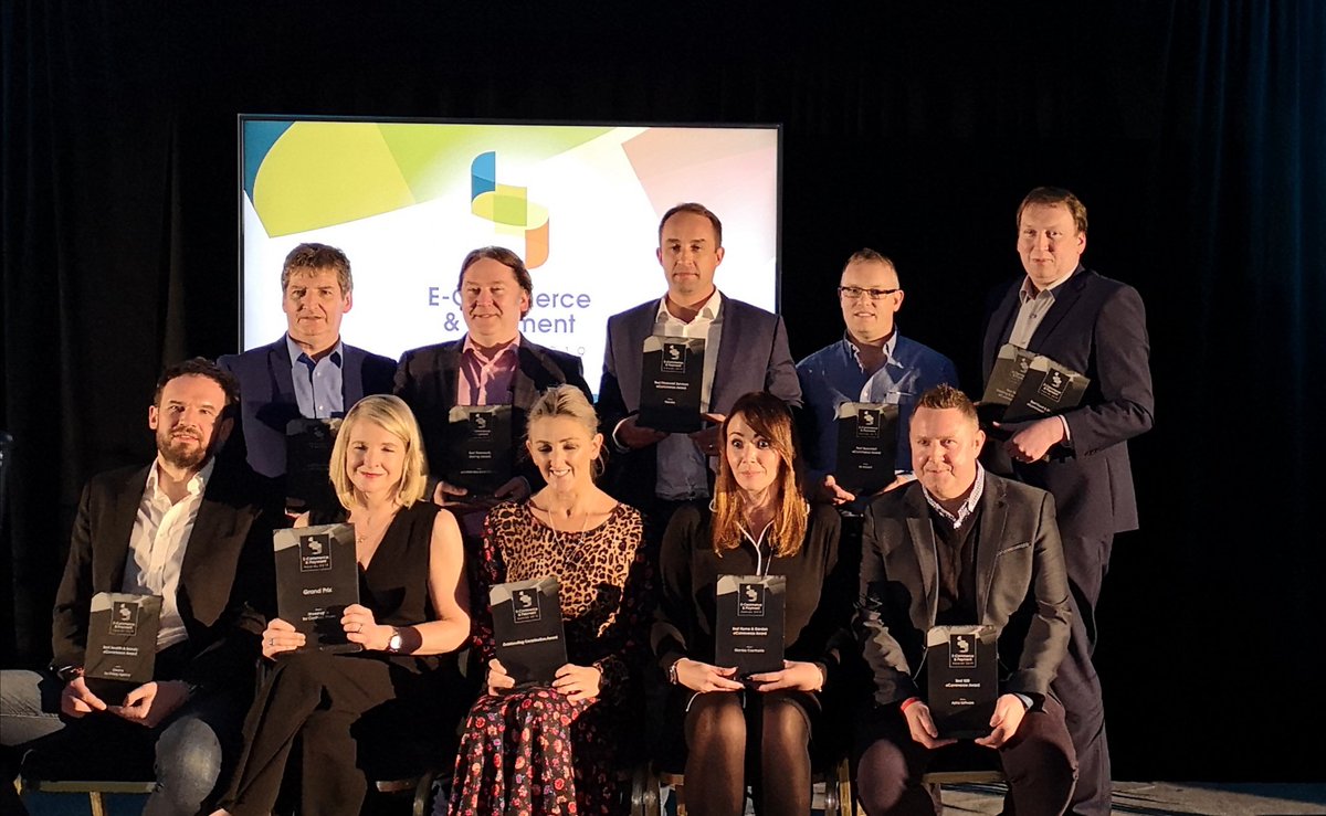 eCommAwardsIRL's tweet photo. Congratulations to the winners of the #eCommAwardsIRL at the @BBHotelDublin https://t.co/m5CUutlKAF